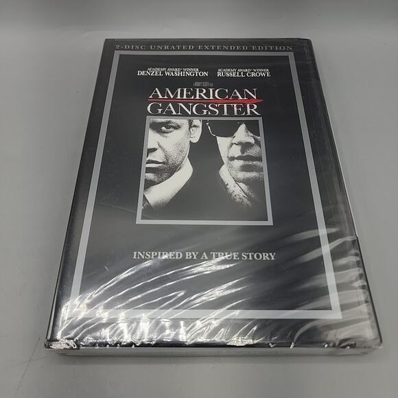 American Gangster 2-Disc Unrated Extended Edition DVDs Factory Sealed - Picture 8 of 8